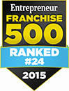 Sonic Entrepreneur 2015 Franchise 500 Rankings
